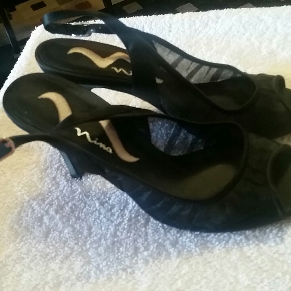 NINA heels sz 6M - Picture 2 of 3